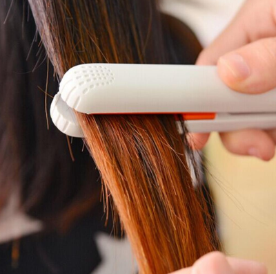 Mini Hair Straightener &amp;amp; Curler – Ceramic Tourmaline Flat Iron, Portable Travel Hair Styling Tool