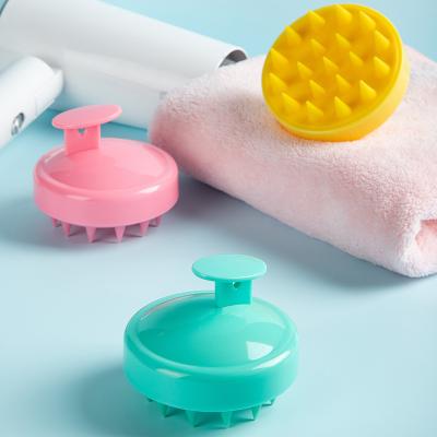 Silicone Scalp Massage Shampoo Brush – Soft Hair Care Scrubber for Deep Cleaning &amp;amp; Relaxation – Waterproof, Manual, Random Color